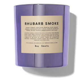 Bougie fumée à la rhubarbe