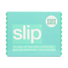 Silk Scalloped Queen Pillowcase – Turquoise, , large, image4