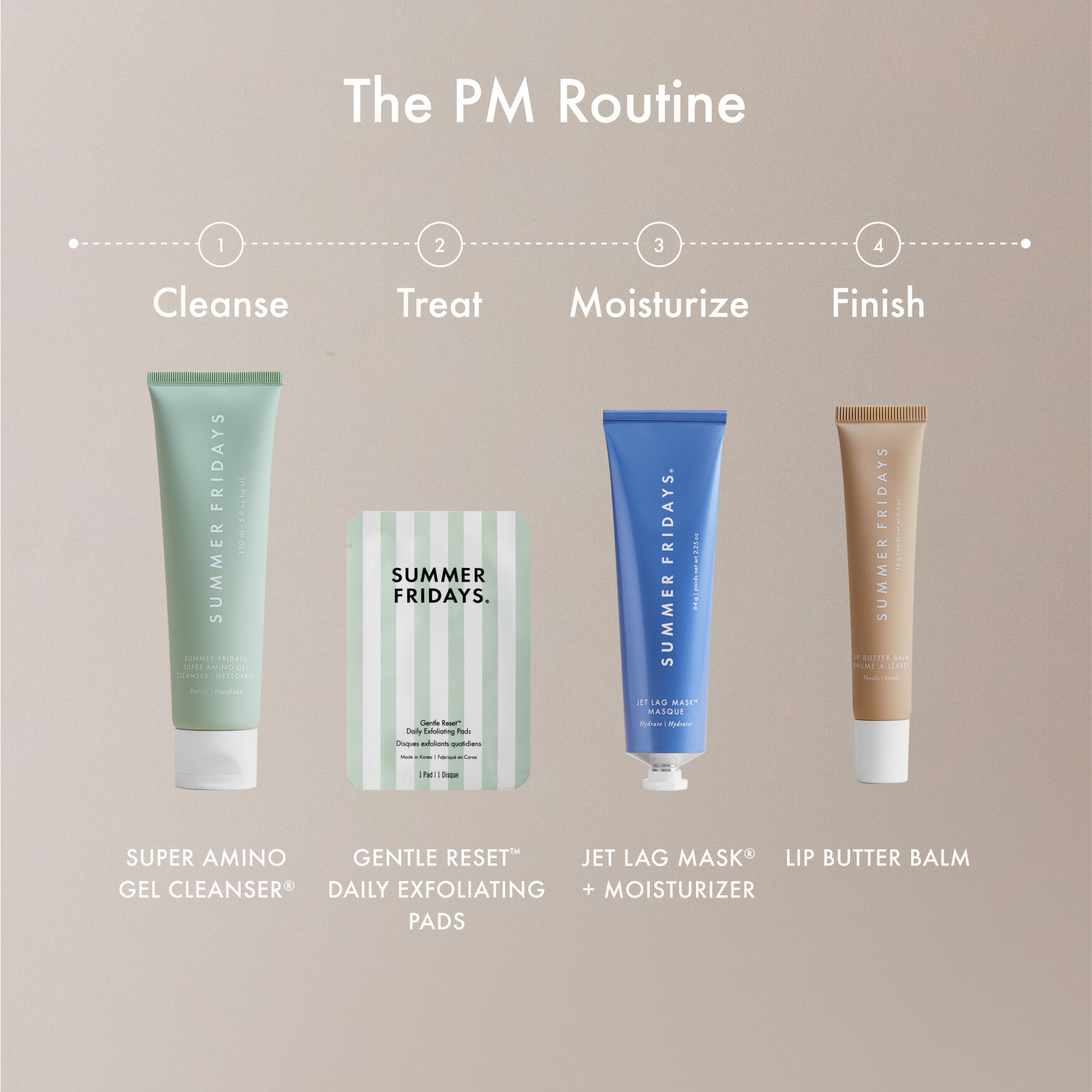 Summer Fridays Gentle Reset™ Daily Exfoliating Pads | Space NK