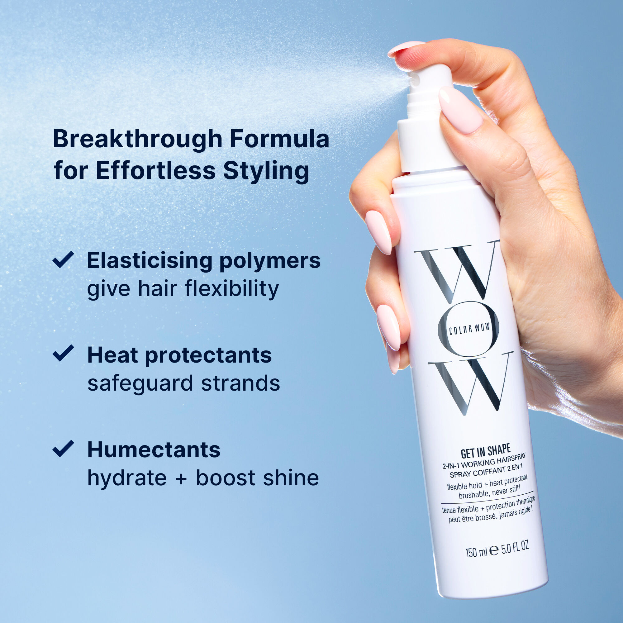 Color Wow Get In Shape 2 In 1 Working Hairspray | Space NK