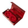 Pure Silk Contour Sleep Mask - Scarlet, , large, image4