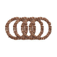 Skinny Scrunchies - 4 pack, LIGHT BROWN, large, image2