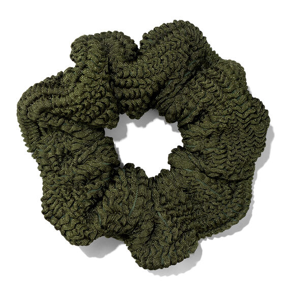 Original Crinkle&trade; Scrunchie in Metallic Khaki, , large, image1