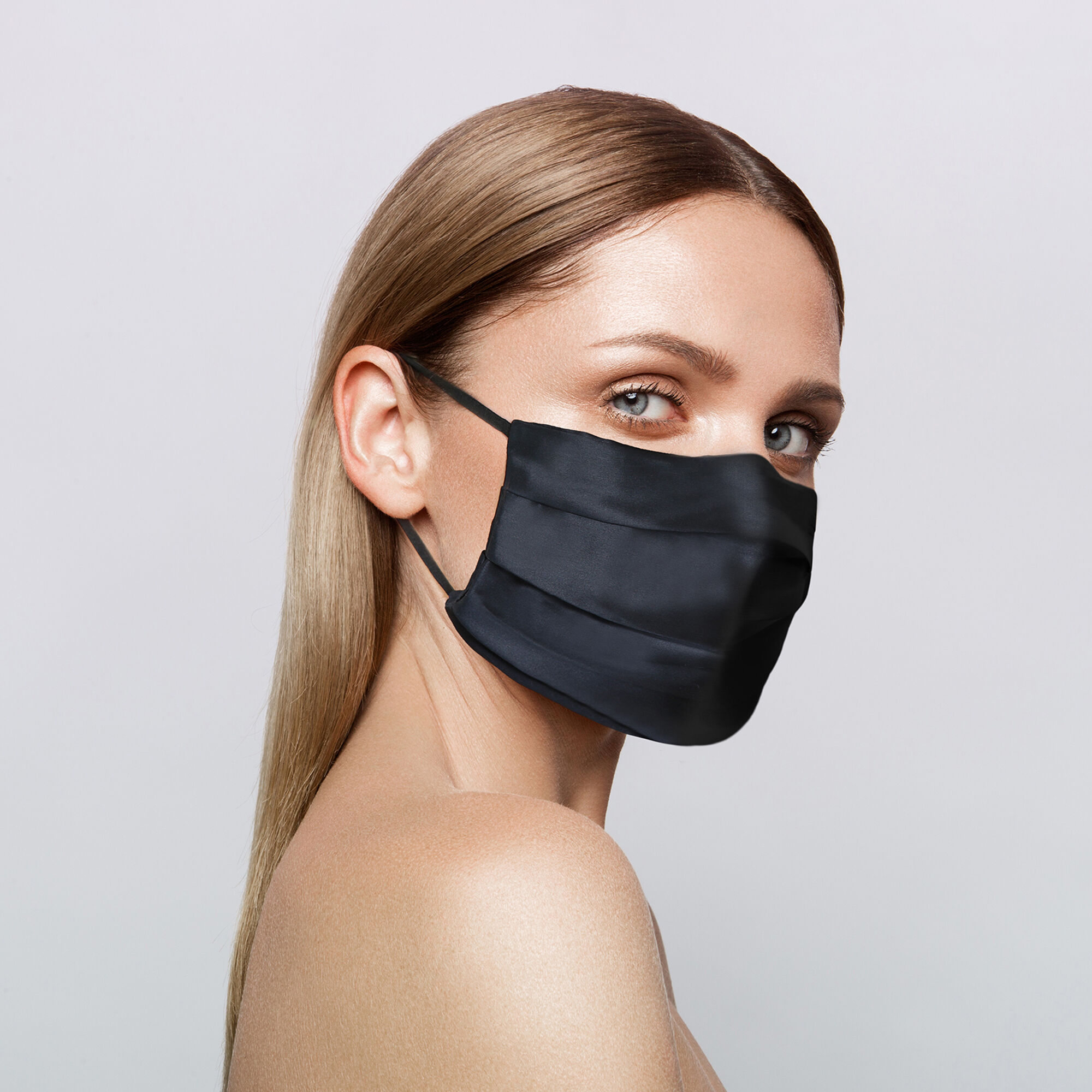Download Slip Reusable Silk Face Covering Space Nk PSD Mockup Templates