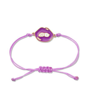 Plum Kisses Lucky Bracelet Charm