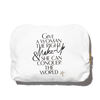 Lip Print Canvas Makeup Bag, , large, image2