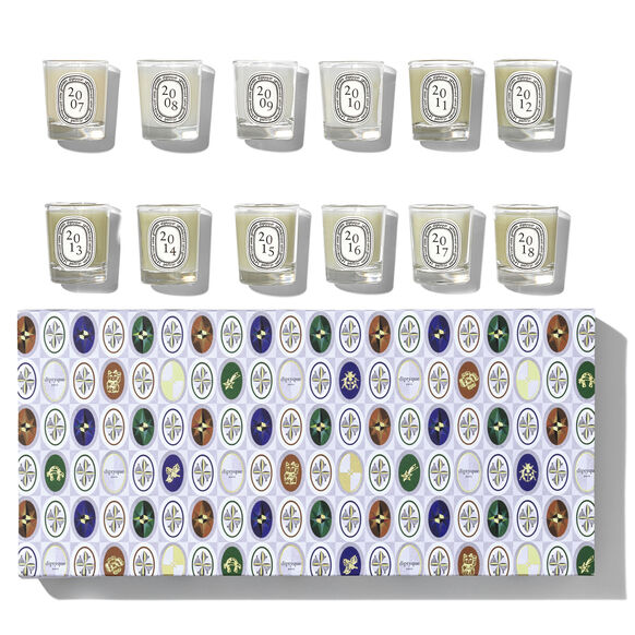 Set 12 Mini Candles of Pine Scents, , large, image1
