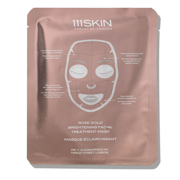 Masque de traitement facial éclaircissant à l'or rose, , large, image1