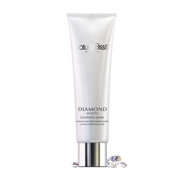 Diamond White Glowing Mask, , large, image1