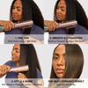 SilkiPro Straight Hair Straightener + Dryer in One Tool - Strawberry Matcha, , large, image6