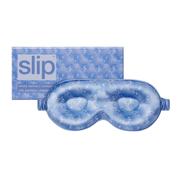 Pure Silk Contour Sleep Mask - Bluebelle, , large, image1