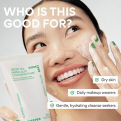 Green Tea Amino Acid Cleansing Foam, , large, image6