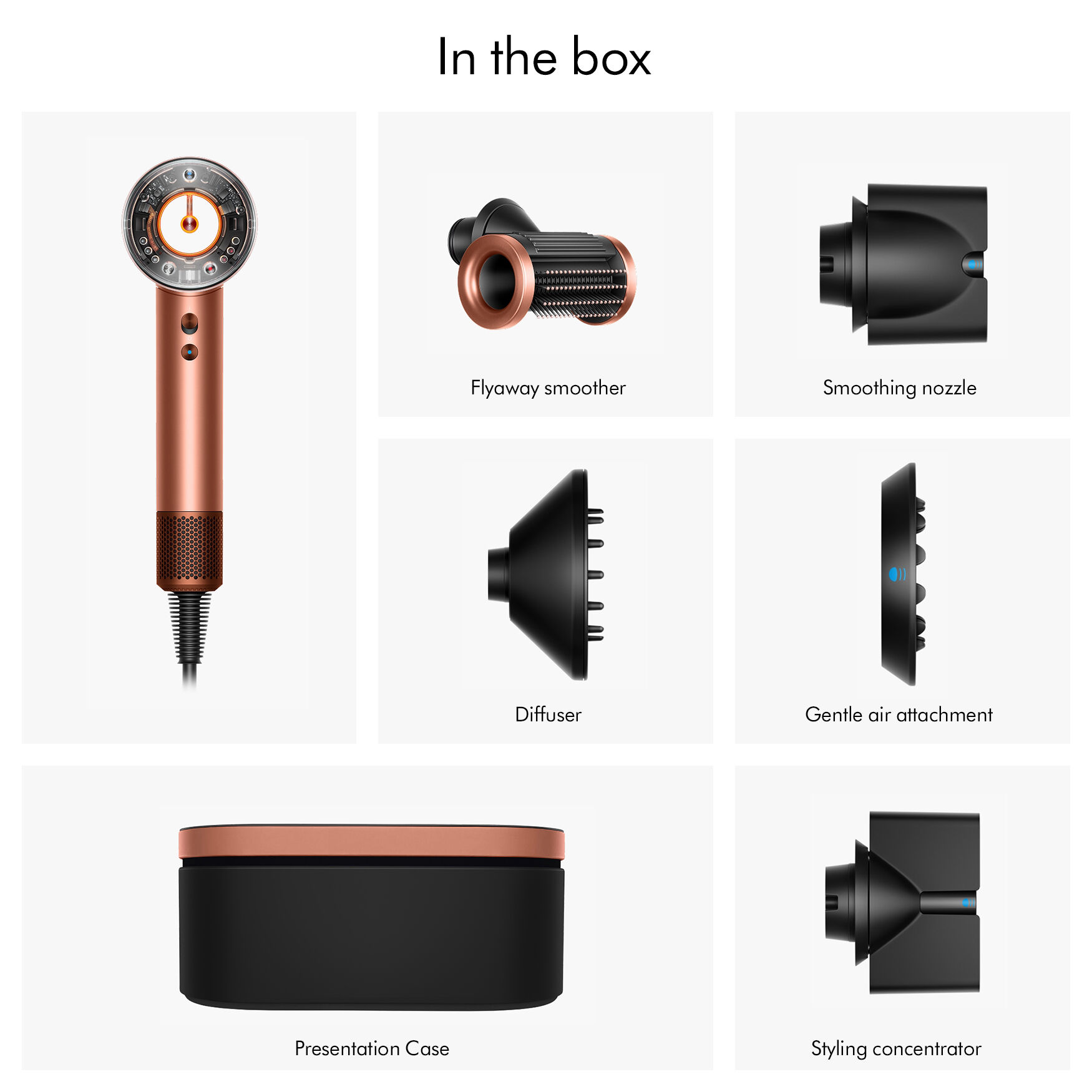 Dyson Supersonic Nural Hair Dryer – Straight+Wavy (Amber silk