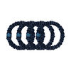 Pure Silk Skinny Scrunchies - Navy, , large, image2