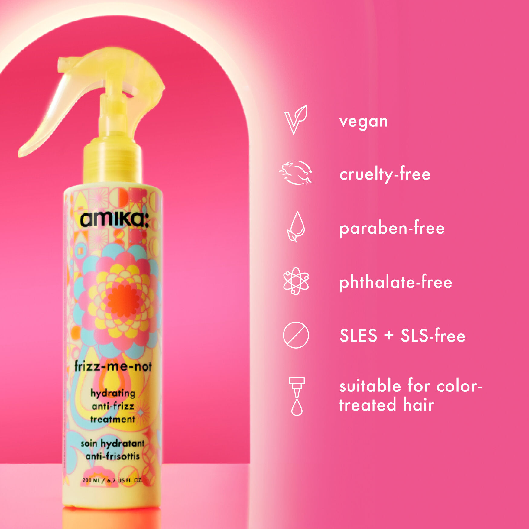 Amika Frizz-me-not Hydrating Anti-Frizz Treatment | Space NK