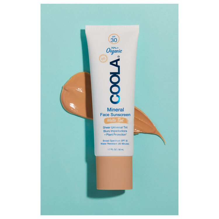 Coola Mineral Face Organic Matte Tinted Sunscreen Lotion SPF30 Space