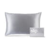 Silk Pillowcase - Queen Standard, SILVER, large, image1