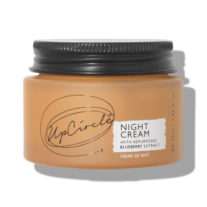 Night Cream With Repurposed Blueberry Extract