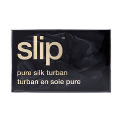 Pure Silk Turban, BLACK, large, image2