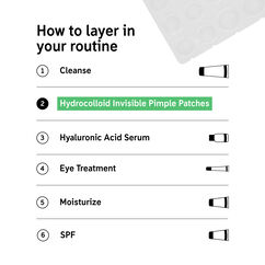 Hydrocolloid Invisible Pimple Patches, , large, image6