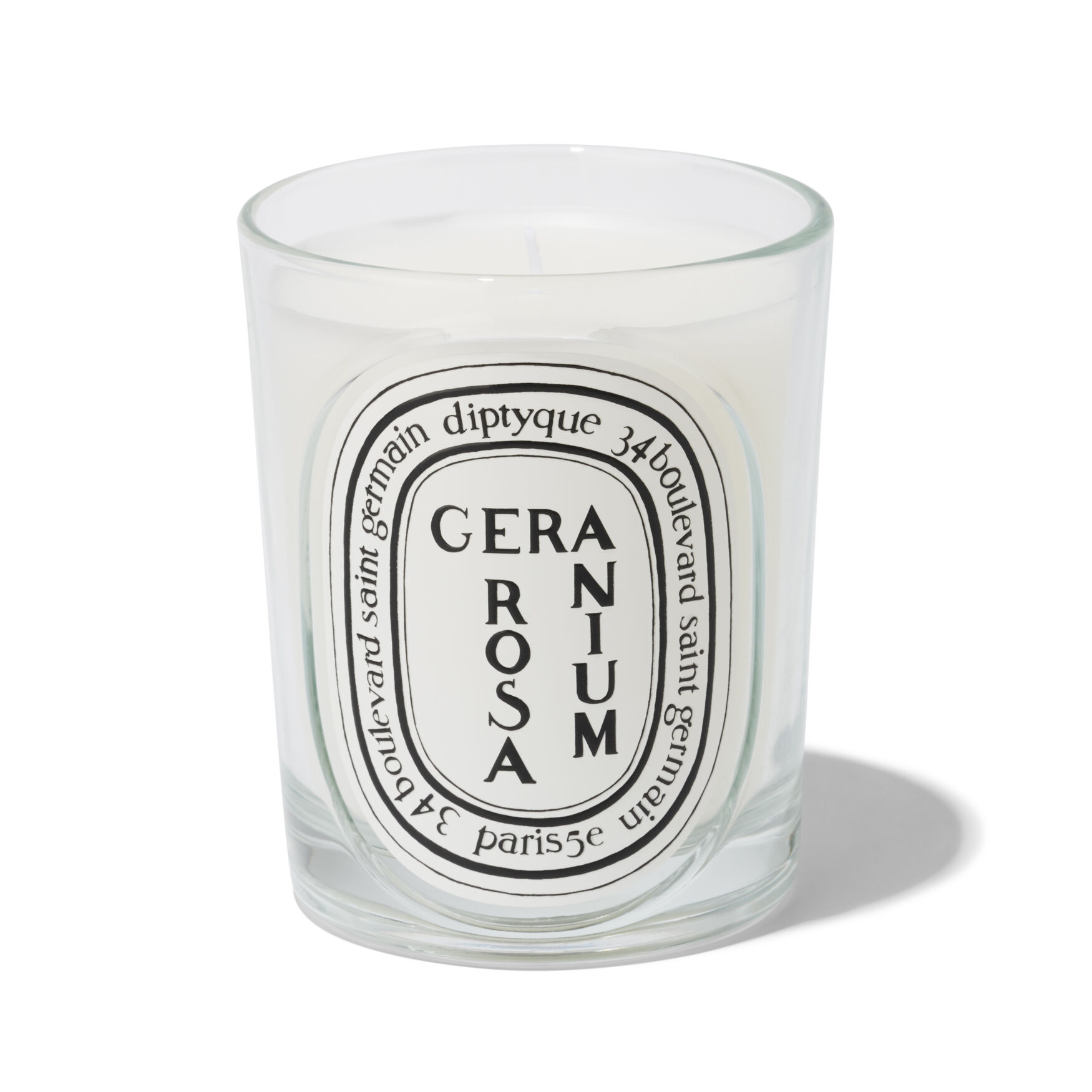 diptyque GERANIUM ROSAキャンドル 190g オードトワレ付 Diptyque Geranium Rosa Classic Candle 190g | Space NK