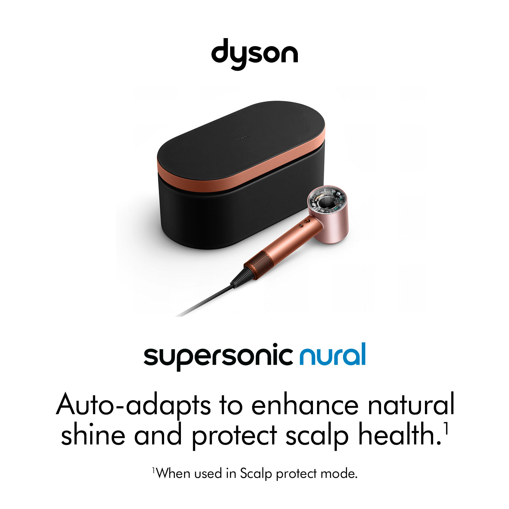 Dyson Supersonic Nural Hair Dryer – Straight+Wavy (Amber silk