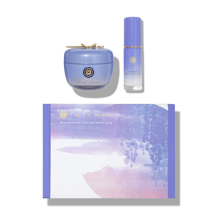 Tatcha Dewy Skin Replenishing Duo In Blue