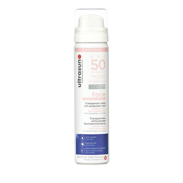 Brume Ultrasun UV visage et cuir chevelu SPF50, , large, image1