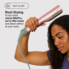 SilkiPro Straight Hair Straightener + Dryer in One Tool - Strawberry Matcha, , large, image9