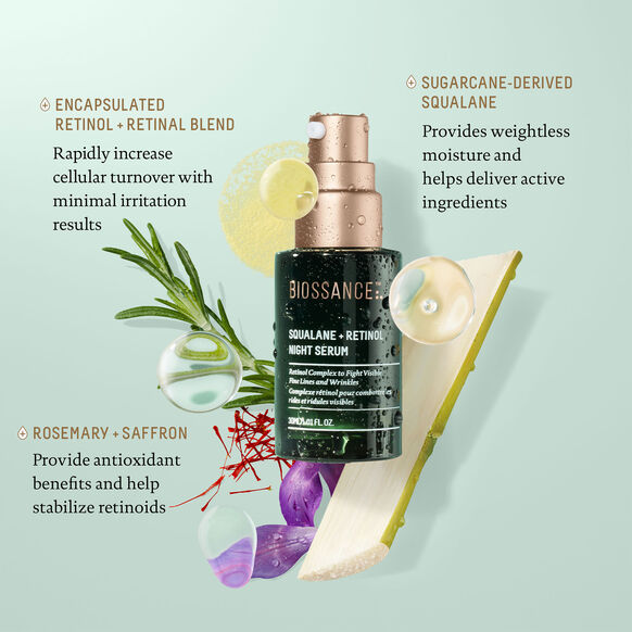 Biossance Squalane + Retinol Night Serum Space NK