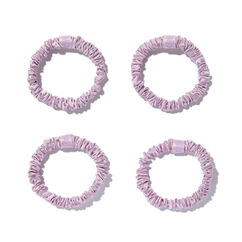 Pure Silk Skinny Scrunchies Set of 4 – Wildflower, , large, image2