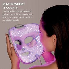 CryoGlow Under-Eye Cooling & LED Anti-Ageing & Blemish Repair Mask - Strawberry Matcha, , large, image5