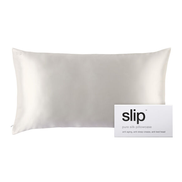 Silk Pillowcase - King, WHITE, large, image1