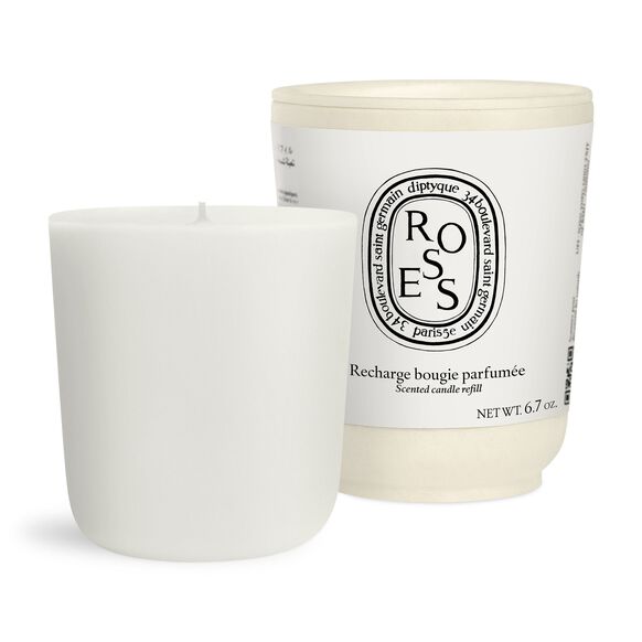 Refill classic candle Roses 190g, , large, image1