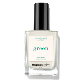 Green Nail Polish, MILKY WHITE, large