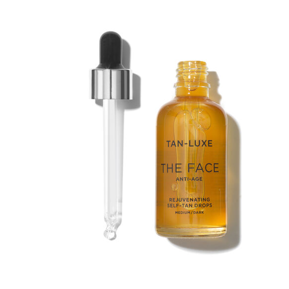 The Face Anti-Age Tan Drops, MEDIUM/DARK 30ML, large, image2