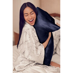 Silk Pillowcase - Queen Standard, NAVY, large, image4