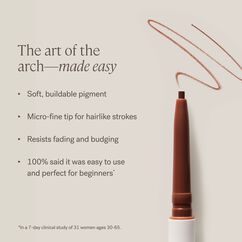 In Full Micro-Tip Brow Pencil, DARK BROWN, large, image7