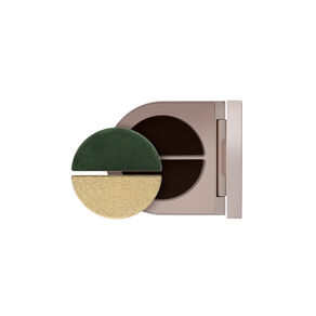 Satin & Shimmer Duet Eyeshadow, SATIN OLIVE/KHAKI SHIMMER, large