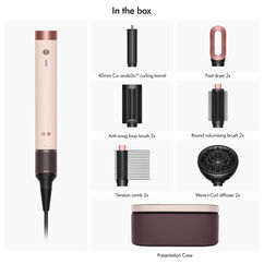 Airwrap Co-anda 2x™ Multi-Styler and Dryer - Curly +Coily (Ceramic Pink), , large, image2