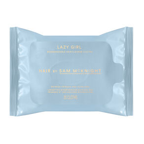 Lingettes nettoyantes biodégradables pour cheveux Lazy Girl