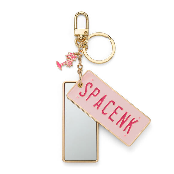 Number Plate Mirror Charm, , large, image1