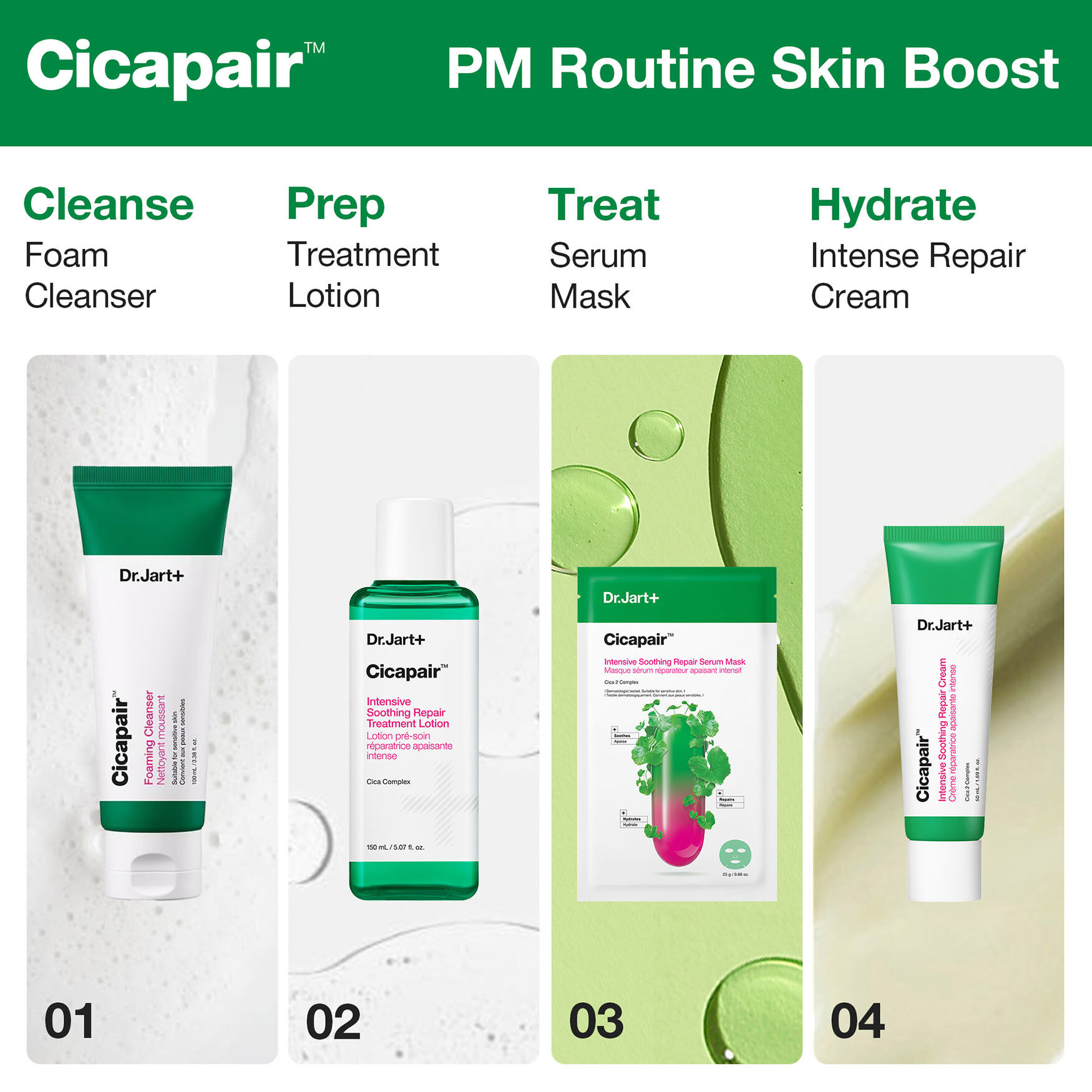 Dr. Jart+ Cicapair Intensive Soothing Repair Serum Mask | Space NK