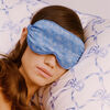 Pure Silk Contour Sleep Mask - Bluebelle, , large, image6