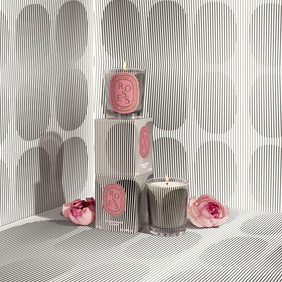 Scented Candle Graphic Collection Roses, , large, image2