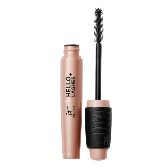 Hello Lashes+ Volumizing Mascara With Lash Serum, , large, image1