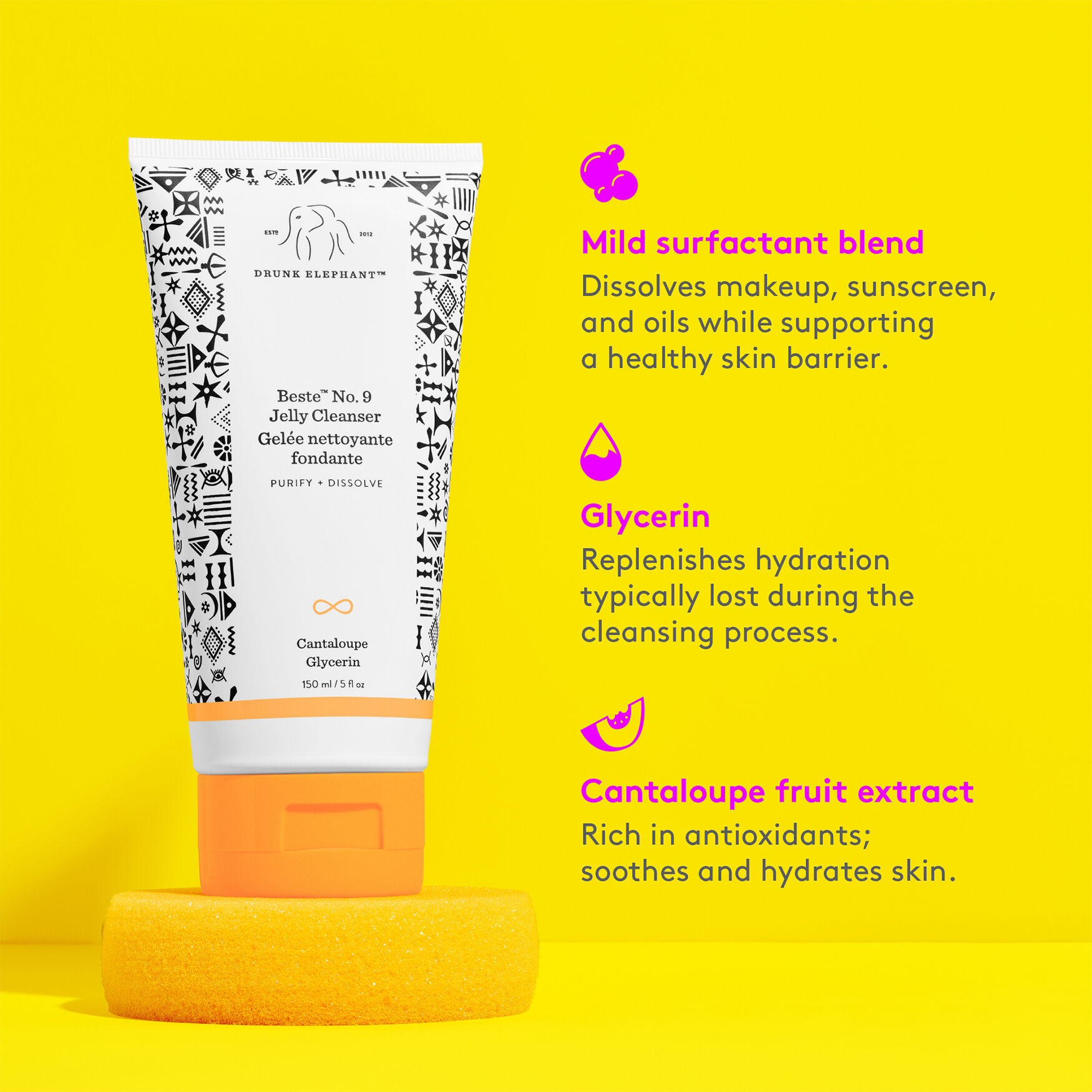 Drunk Elephant Beste No. 9 Jelly Cleanser | Space NK