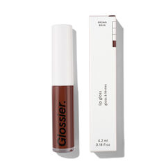 Glassy High-Shine Lip Gloss, BROWN, large, image7