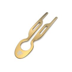 Nº1 Hairpin Steel  - Yellow Gold Finish, , large, image2