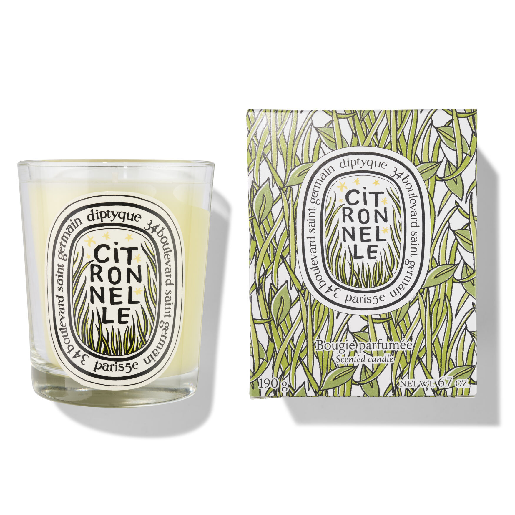 Diptyque Citronnelle Scented Candle | Space NK